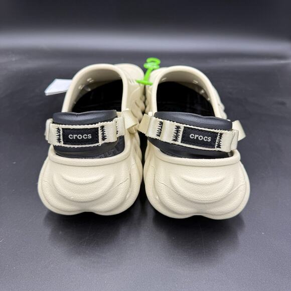 Unisex Clogs Crocs Echo Clog Bone / Black 207937 Sz M6/W8 - Picture 6 of 7